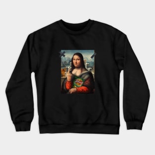 Mona lisa snacs Crewneck Sweatshirt